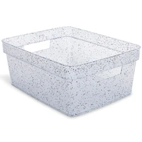 Speckled Storage Bin 10in