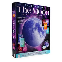 The Power Of The Moon: Book & Lunar Oracle Card Set W/ Moonstone