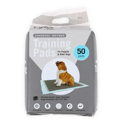 Charcoal Dog Training Pads 50-Count