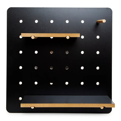 pegboard shelf organizer 11.5in x