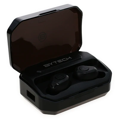 Maximum Bluetooth® Earbuds With Mic + Power Bank Charging Case