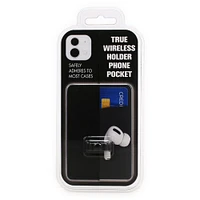 Phone Wallet With Earbuds Holder