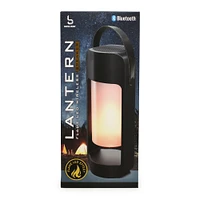 LED lantern bluetooth® speaker w/ flickering flame effect