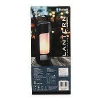 LED lantern bluetooth® speaker w/ flickering flame effect