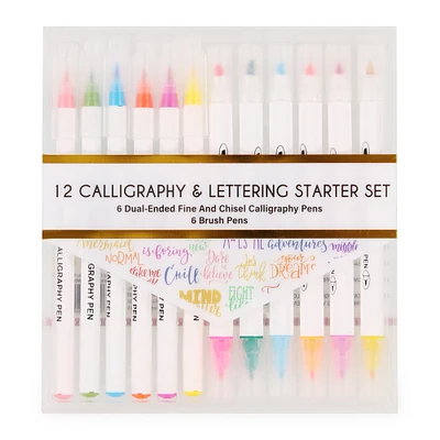 Calligraphy & Lettering Pens Set 12-Piece