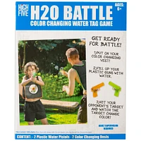 Water Battle Color Changing Vest Target Game