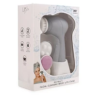 Electric Facial Cleansing Brush With 4 Heads