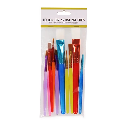 Junior Artist Paintbrushes 10-Piece Set