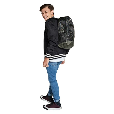 camo print school backpack 16in