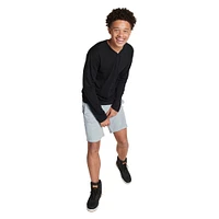 Young Men's Long Sleeve Henley Tee