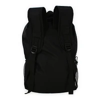 black bungee cord ripcord backpack 17in