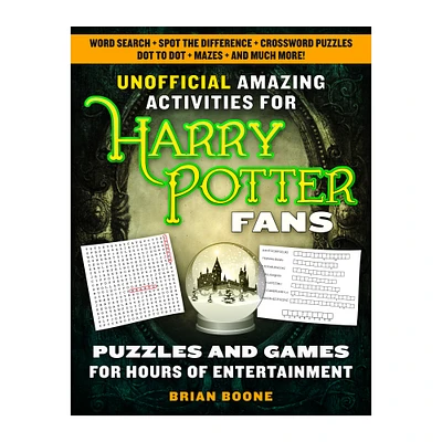 Unofficial Amazing Activities For Harry Potter Fans: Puzzles & Games Book
