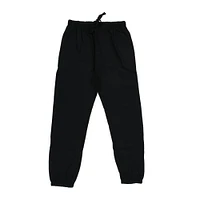 young men's woven joggers - black