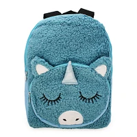 unicorn & llama animal fleece backpack