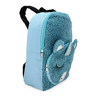 unicorn & llama animal fleece backpack