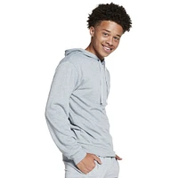 Young Men's French Terry Hoodie - Heather Gray