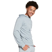 Young Men's French Terry Hoodie - Heather Gray