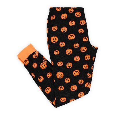 juniors pajama joggers - halloween pumpkins