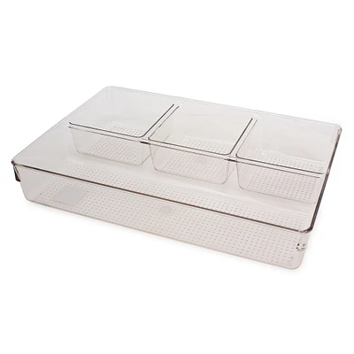 clear desk organizer 12.5in x 9in