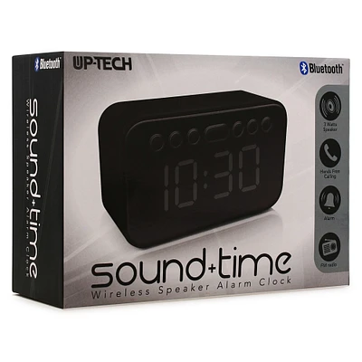 sound + time wireless speaker alarm clock