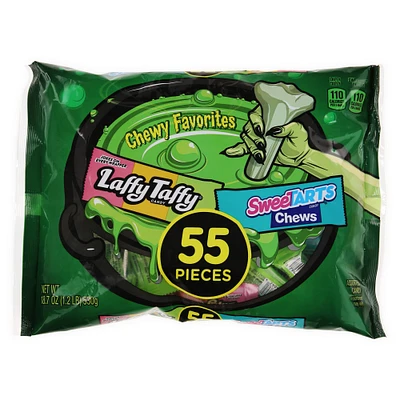 laffy taffy & sweetarts halloween candy bag 1.2lbs