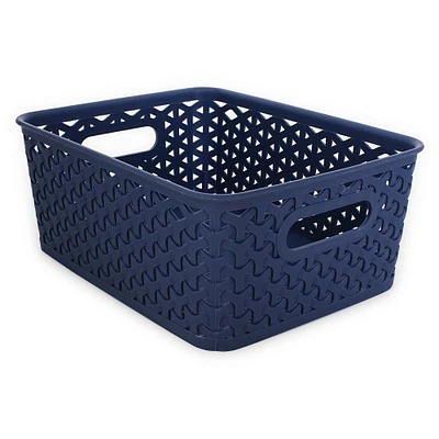 medium lattice storage bin 8in x 10in