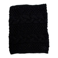 cable knit snood scarf