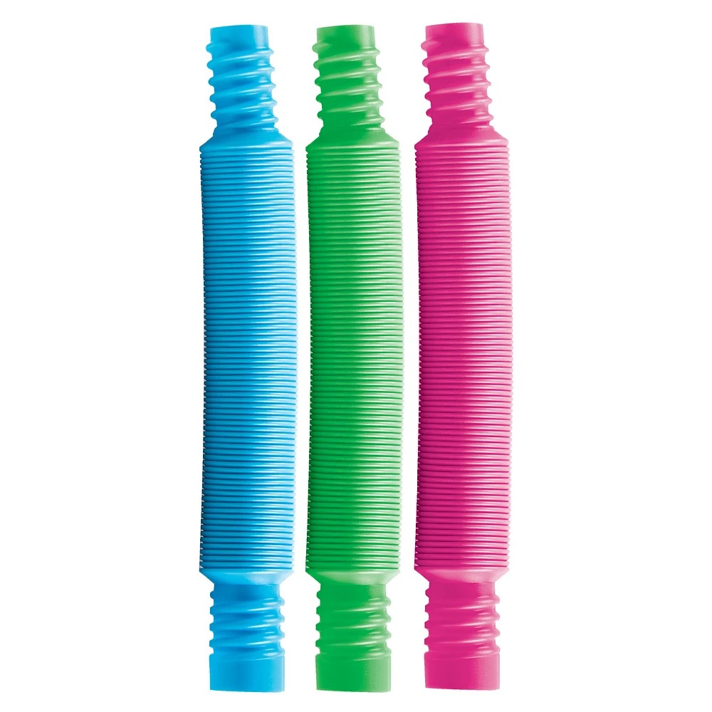 twisti tubes pop tube fidget toy 3-count