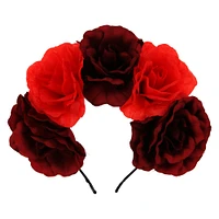 halloween rose flower crown headband