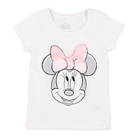 kid's pastel Disney Minnie Mouse graphic tee