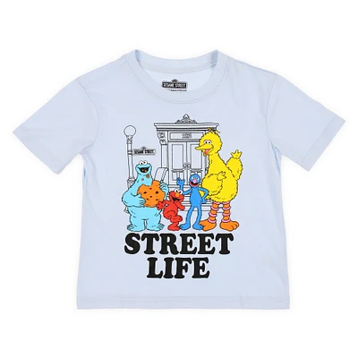 kid's sesame street 'street life' graphic tee