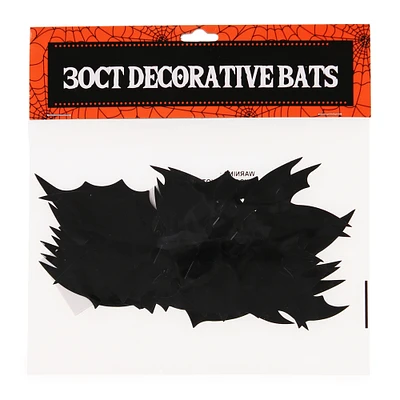 3D bats hanging halloween decorations 30-count