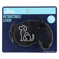 10ft retractable leash for dogs up to 30lbs