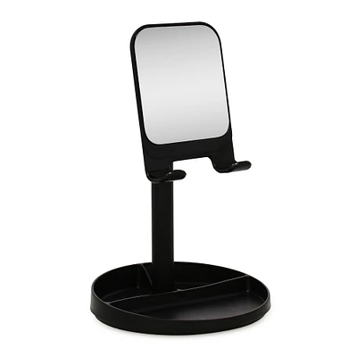 desktop tablet/phone stand with vanity mirror