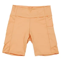 series-8 fitness™ juniors peach bike shorts