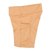 series-8 fitness™ juniors peach bike shorts