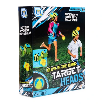 glow-in-the-dark target heads outdoor game