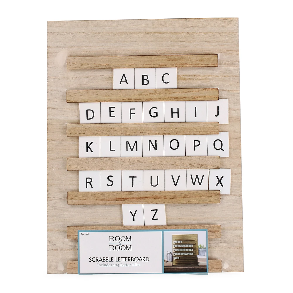 scrabble tile letterboard 9in x 12in