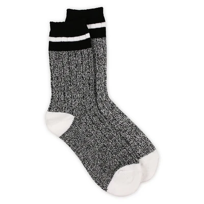 ladies top stripe knit boot socks, 1 pair