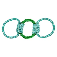 3-ring rope tug dog toy