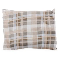 large plaid pet bed 25in x 32in