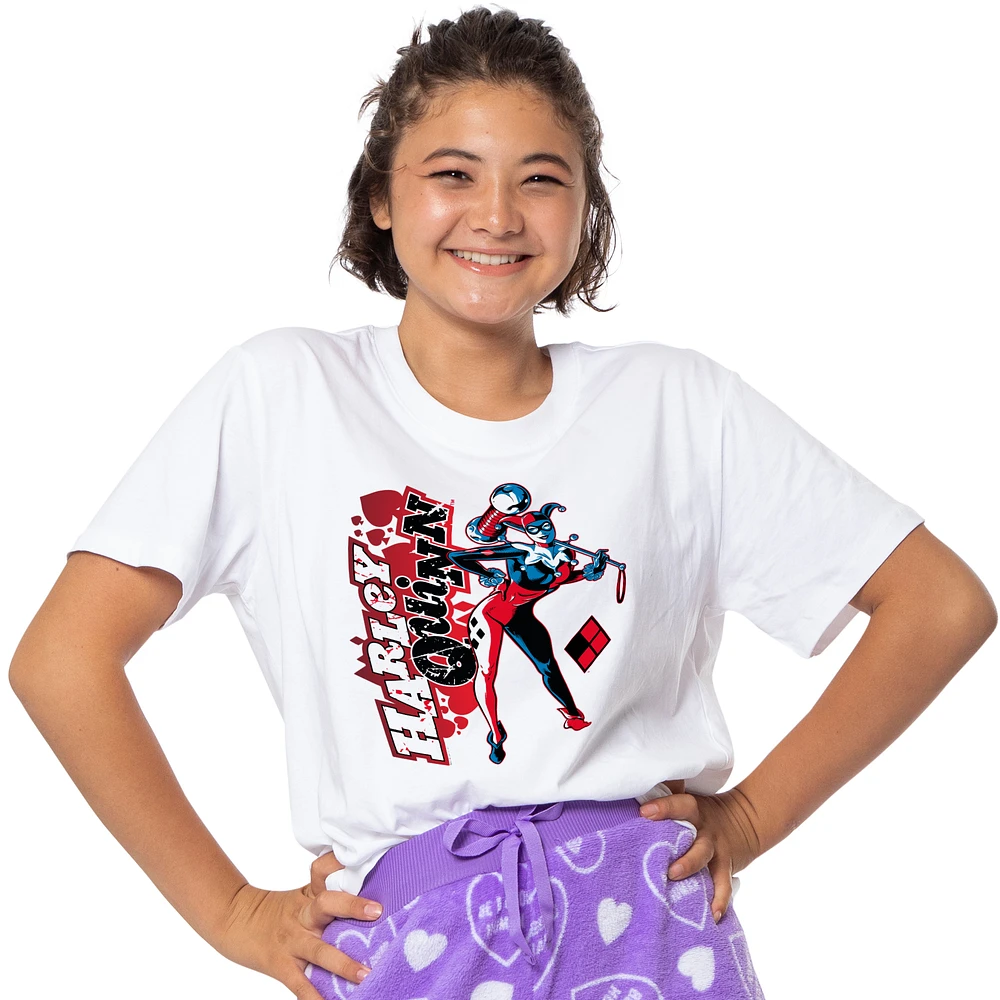 retro harley quinn graphic tee