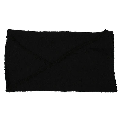 bias-cut super soft boucle scarf wrap 18.5in x 74in