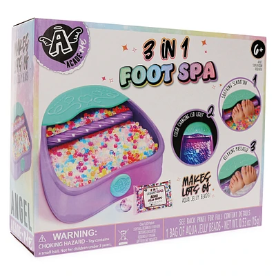 3-in-1 lush aqua led foot spa