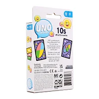 uno® iconic series 2010's edition card game