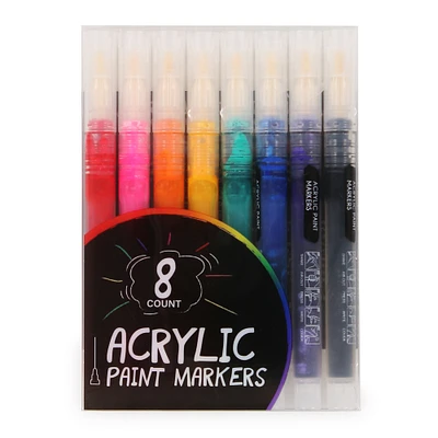acrylic paint markers 8-count set