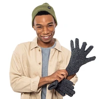 young men's fleece lined gloves