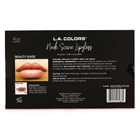 l.a. colors® nude scene lip gloss set 5-piece