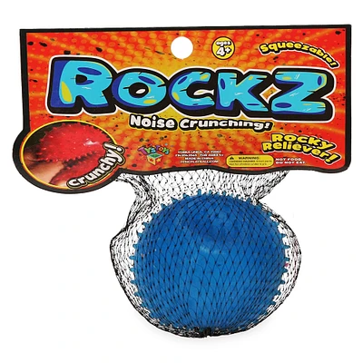 rock-z squeezable crunchy ball