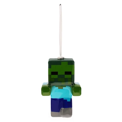 Hallmark Minecraft Zombie Decoupage Christmas Ornament